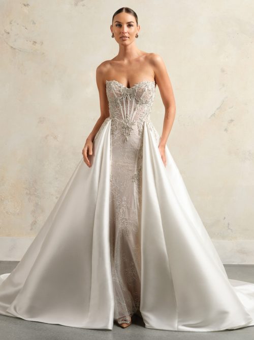 Sottero and Midgley Almudena trouwjurk met strapless sweetheart halslijn en luxe kantdetails