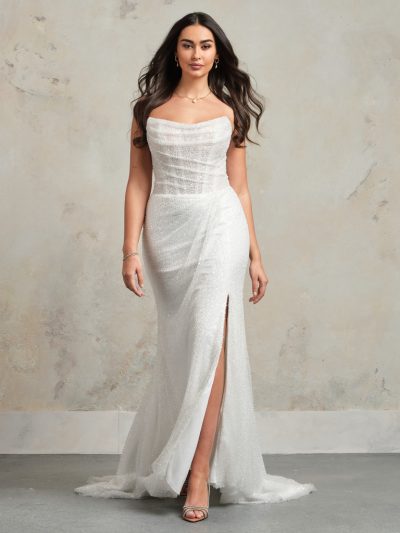 Maggie Sottero Ashley Mermaid Trouwjurk - Voorkant