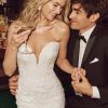 Maggie Sottero Bridget Trouwjurk met strapless sweetheart halslijn tijdens een bruiloftsfeest